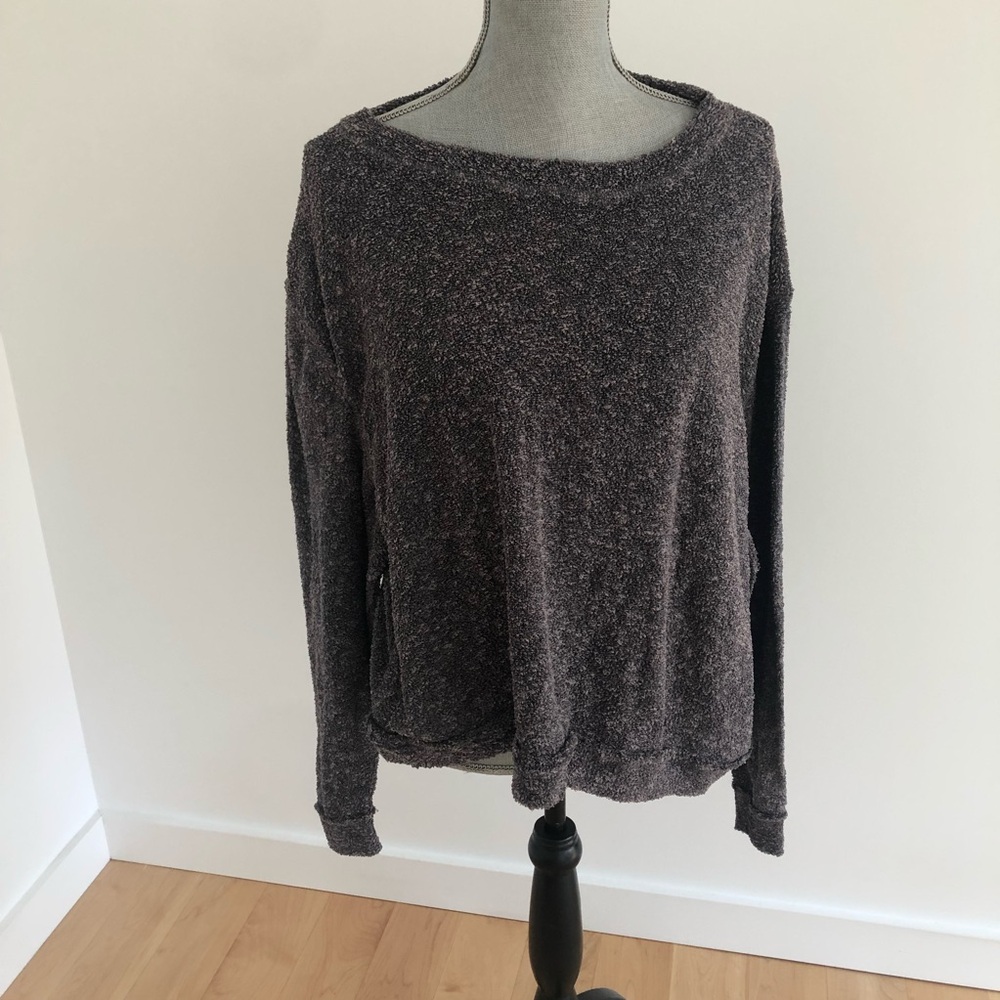 Free People Beach terry cloth style top